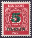 [Overprinted "Allied Occupation Zone" Stamps, 유형 T]