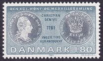 [Coins on Stamps - From the Royal Danish Collection of Coins, tip MY]