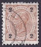 [Emperor Franz Josef I, 1830-1916 - Granite Paper. Numerals in Black, type N1]