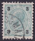 [Emperor Franz Josef I, 1830-1916 - Granite Paper. Numerals in Black, type N2]