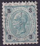 [Emperor Franz Josef I, 1830-1916 - Granite Paper. Numerals in Black, type N2]