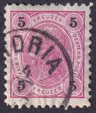 [Emperor Franz Josef I, 1830-1916 - Granite Paper. Numerals in Black, type N3]