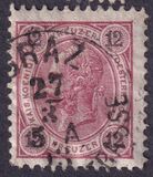 [Emperor Franz Josef I, 1830-1916 - Granite Paper. Numerals in Black, type N5]