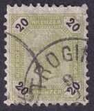 [Emperor Franz Josef I, 1830-1916 - Black Numerals on White Background, typ P]