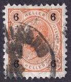 [Emperor Franz Josef I, 1830-1916 - Value in "Heller" Without Varnish Bars, Numerals in Black, type N27]