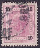[Emperor Franz Josef I, 1830-1916 - Value in "Heller" - Without Varnish Bars, Numerals in Black, type Q2]