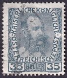 [The 60th Anniversary of the Reign of Emperor Franz Josef II. Normal Paper without Varnish Bars, type AD2]