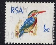 [Definitive Stamps of 1961 with New Country name Inscription "RSA", Tip KQ]