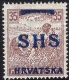 [Hungary Postage Stamps Overprinted - Colored Numerals, тып R8]