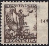 [Serie especial para Croacia y Dalmacia., tipo U1]