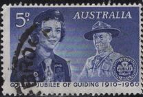 [Golden Jubilee of Guiding, 1910-1960, type FW]