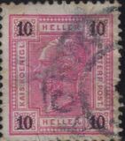 [Emperor Franz Josef I, 1830-1916 - Value in "Heller" - Without Varnish Bars, Numerals in Black, type Q2]