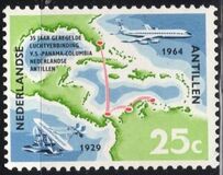 [The 35th Anniversary of the First Regular Curacao Airmail service, type CR]