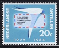 [The 35th Anniversary of the First Regular Curacao Airmail service, type CQ]