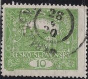 [Definitives - No Plant Above "ČESKO-SLOVENSKÁ", 類型 I32]