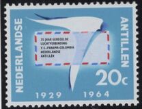 [The 35th Anniversary of the First Regular Curacao Airmail service, type CQ]