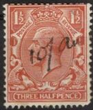 [King George V, 1865-1935 - New Watermark, type BX6]