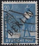 [BERLIN in Black Overprint on "Allied Occupation Zone" Stamps, type A7]