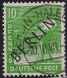 [BERLIN in Black Overprint on "Allied Occupation Zone" Stamps, type A3]