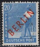 [BERLIN in Red Overprint on "Allied Occupation Zone" Stamps, type B5]