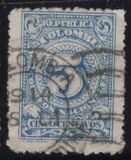 [Coat of Arms and Figures - Imprint: Lit. J.L. Arango Medellin. Col., tip FP3]