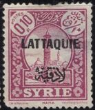 [Syria Postage Stamps Overprinted in French and Arabic in Black or Red, type A]