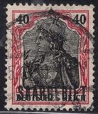 [German Empire Postage Stamps Overprinted "SAARGEBIET", ประเภท F5]