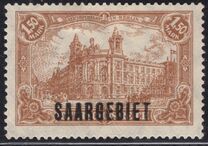 [German Empire Postage Stamps Overprinted "SAARGEBIET", ประเภท G1]