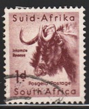[Fauna africana del Sud, serie Parco Kruger - Filigrana: Testa di antilope - Tipografia: Government Printer, Pretoria, Scrivi GJ]