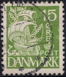 [Caravel - 1 Line of Fields Left of "D" in "DENMARK", Вид AT15]