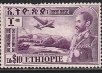 [Airmail - Views with Medallion Portrait of Haile Selassie Inset, タイプ IT]