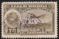 [Airmail - La Guaira, National Pantheon and Oil Wells, тип HX9]
