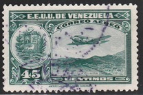 [Airmail - La Guaira, National Pantheon and Oil Wells, type HX11]