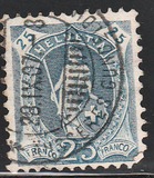 [Definitive 1899-1903 - Standing Helvetia - White Paper, type M7]