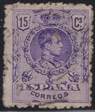 [King Alfonso XIII - Blue Control Numbers on Backside, 類型 BG3]