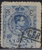 [King Alfonso XIII - Blue Control Numbers on Backside, 類型 BG5]