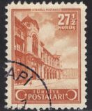 [Inscription "TURKIYE POSTALARI" between two Crescents and Stars, type AHU]