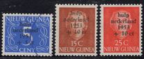 [Numbers 6, 10 & 12 Overprinted "hulp - nederland - 1953", loại A9]
