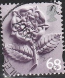 [Country Definitives - English Tudor Rose, प्रकार D1]