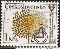 [International Year of Disabled Persons, type BZO]