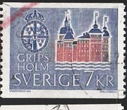 [Mountain Scenery and Uppsala Cathedral, type GU]