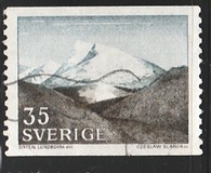 [Mountain Scenery and Uppsala Cathedral, type GS]