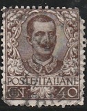 [Definitives - Eagle with Coat of Arms - Victor Emmanuel III, 1869-1947, type AK3]