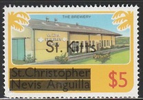 [Stamps of St. Kitts-Nevis Overprinted "St Kitts", type L]