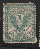 [Definitives - Eagle with Coat of Arms - Victor Emmanuel III, 1869-1947, type AJ]