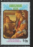 [Christmas - "Madonna and Child" Paintings - Issues of 1974 of Grenada, but inscribed "GRENADA GRENADINES", Typ AJ]