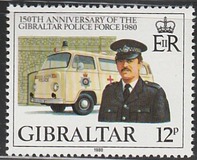 [The 150th Anniversary of the Gibraltar Police Force, type JV]