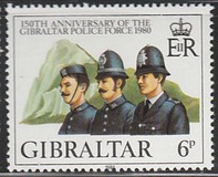 [The 150th Anniversary of the Gibraltar Police Force, type JU]