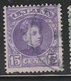 [King Alfonso XIII - Control Number on Backside - New Colors, tip AT12]