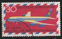 [The 50th Anniversary of the German Airmail, τύπος OE]